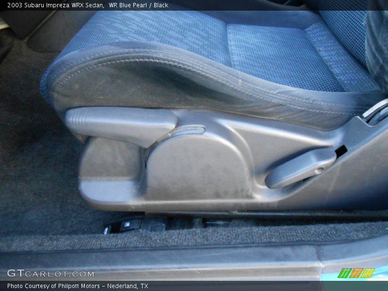 WR Blue Pearl / Black 2003 Subaru Impreza WRX Sedan