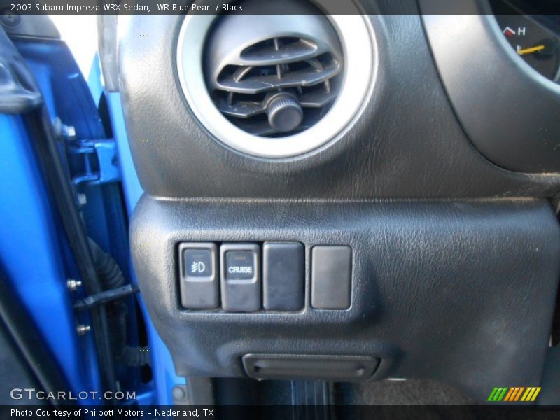 WR Blue Pearl / Black 2003 Subaru Impreza WRX Sedan