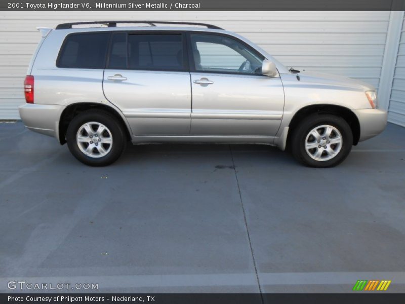 Millennium Silver Metallic / Charcoal 2001 Toyota Highlander V6