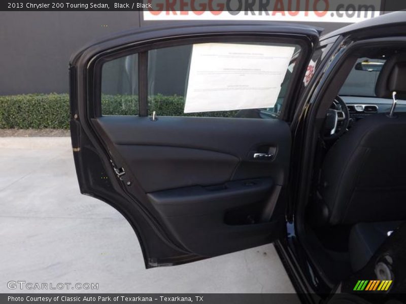 Black / Black 2013 Chrysler 200 Touring Sedan