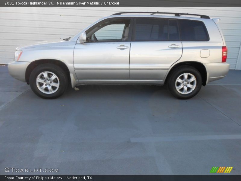 Millennium Silver Metallic / Charcoal 2001 Toyota Highlander V6