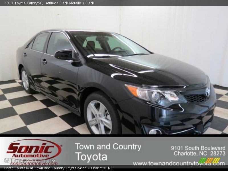 Attitude Black Metallic / Black 2013 Toyota Camry SE