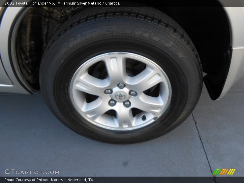 Millennium Silver Metallic / Charcoal 2001 Toyota Highlander V6
