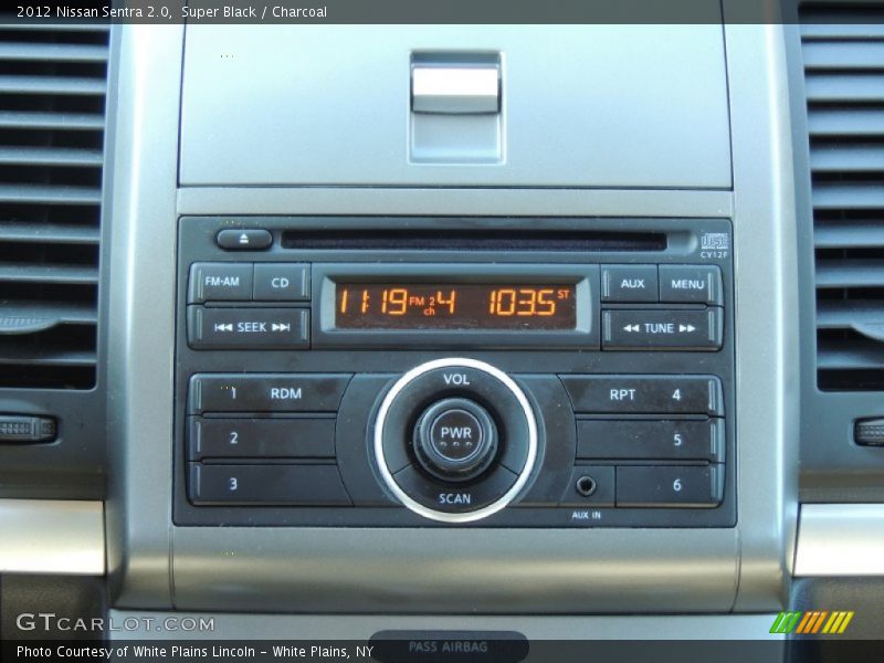 Super Black / Charcoal 2012 Nissan Sentra 2.0