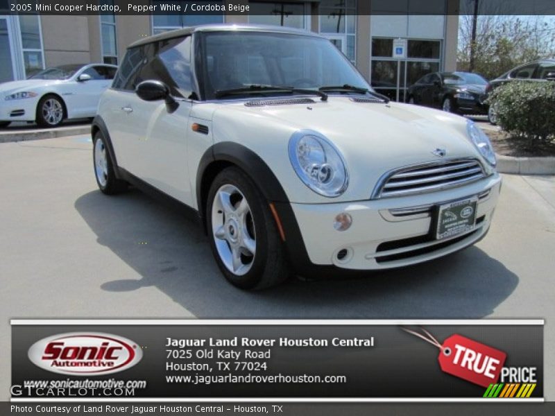 Pepper White / Cordoba Beige 2005 Mini Cooper Hardtop