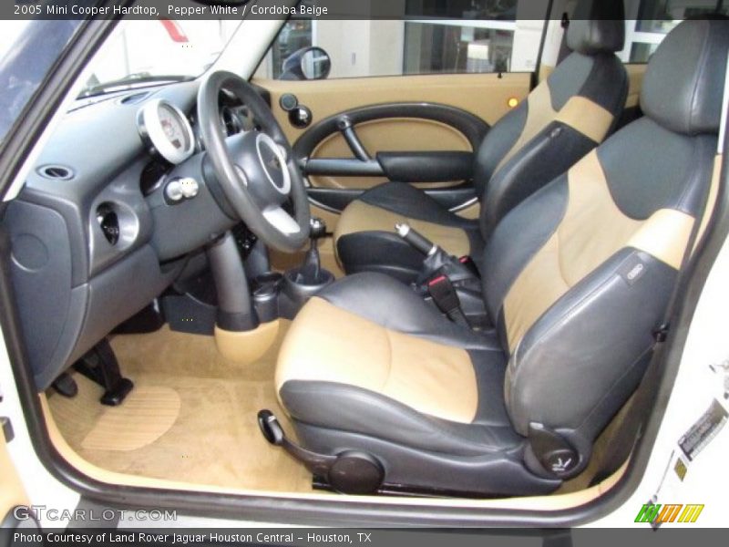 Pepper White / Cordoba Beige 2005 Mini Cooper Hardtop