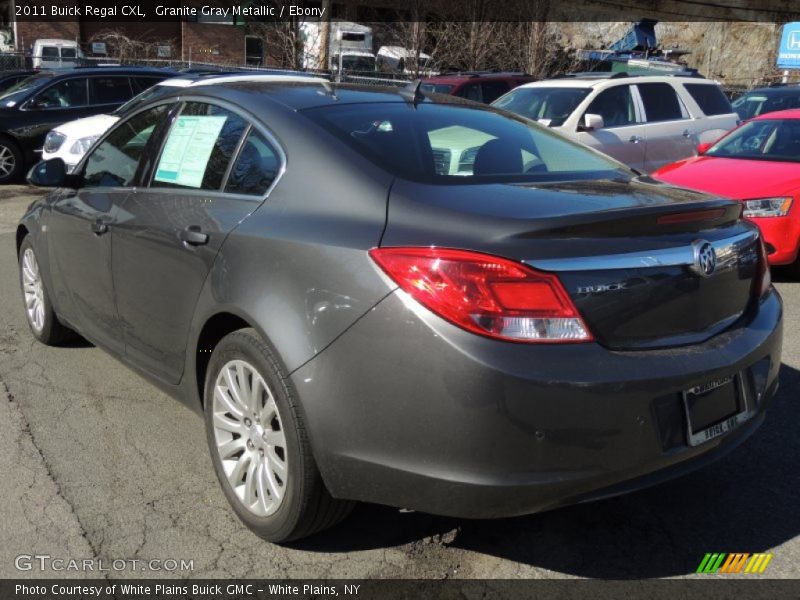 Granite Gray Metallic / Ebony 2011 Buick Regal CXL