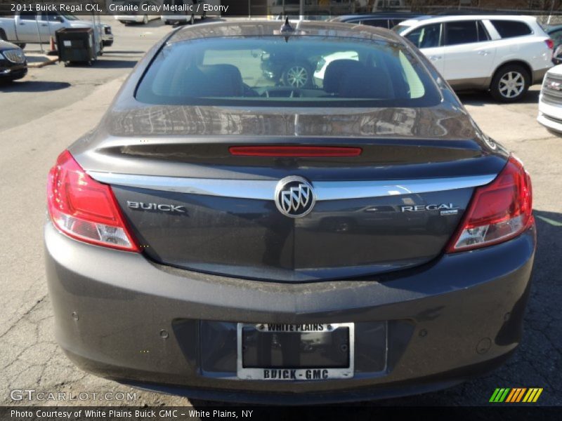 Granite Gray Metallic / Ebony 2011 Buick Regal CXL