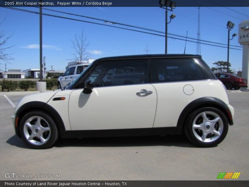 Pepper White / Cordoba Beige 2005 Mini Cooper Hardtop