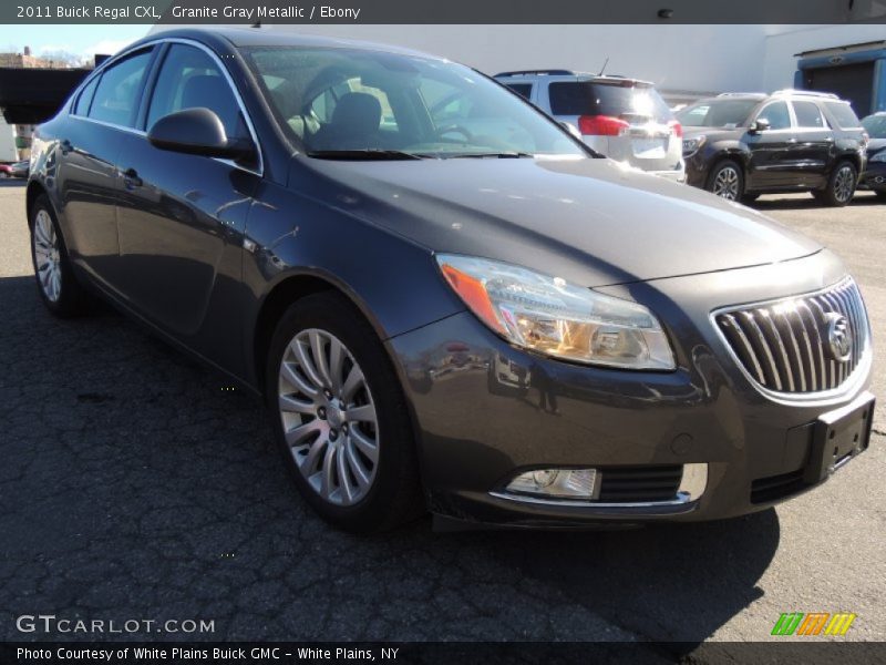 Granite Gray Metallic / Ebony 2011 Buick Regal CXL