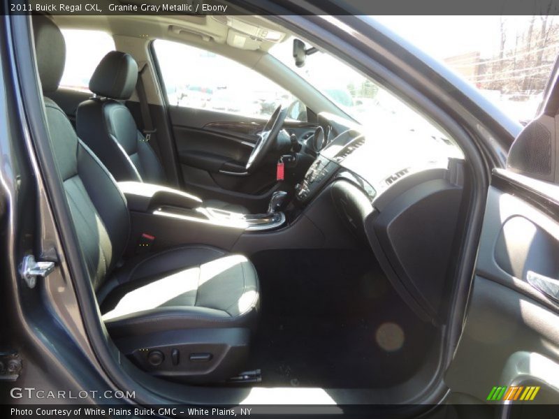 Granite Gray Metallic / Ebony 2011 Buick Regal CXL