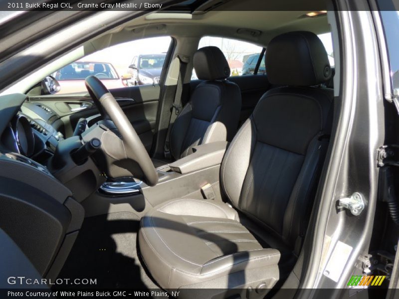 Granite Gray Metallic / Ebony 2011 Buick Regal CXL