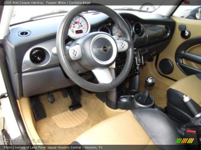 Pepper White / Cordoba Beige 2005 Mini Cooper Hardtop