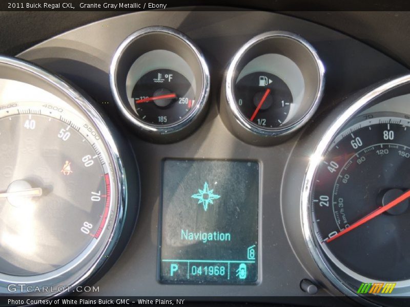 Granite Gray Metallic / Ebony 2011 Buick Regal CXL
