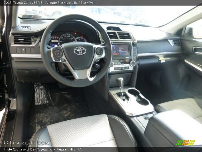 Attitude Black Metallic / Black/Ash 2013 Toyota Camry SE V6