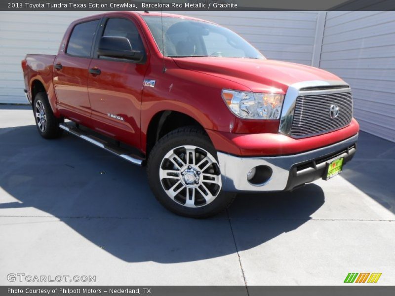 Barcelona Red Metallic / Graphite 2013 Toyota Tundra Texas Edition CrewMax