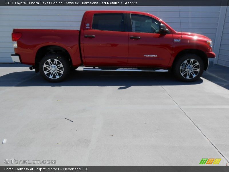 Barcelona Red Metallic / Graphite 2013 Toyota Tundra Texas Edition CrewMax