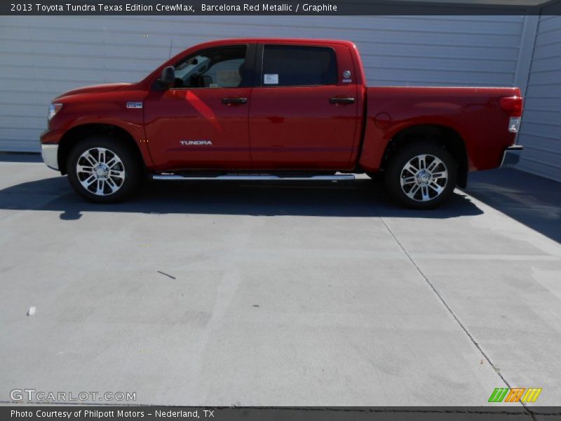 Barcelona Red Metallic / Graphite 2013 Toyota Tundra Texas Edition CrewMax