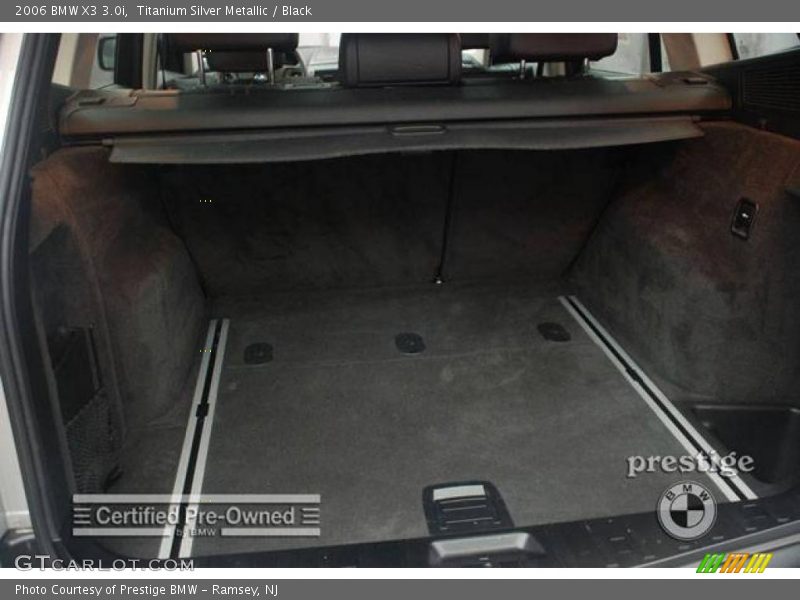 Titanium Silver Metallic / Black 2006 BMW X3 3.0i