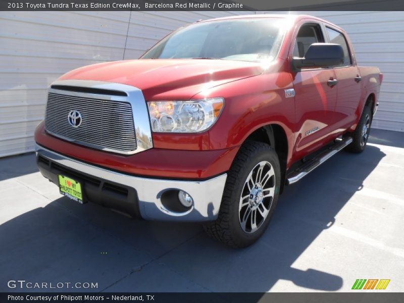 Barcelona Red Metallic / Graphite 2013 Toyota Tundra Texas Edition CrewMax