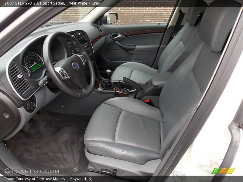 Front Seat of 2007 9-3 2.0T Sport Sedan