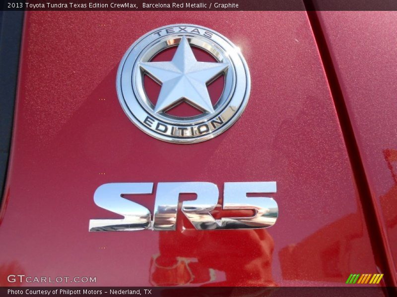 Barcelona Red Metallic / Graphite 2013 Toyota Tundra Texas Edition CrewMax