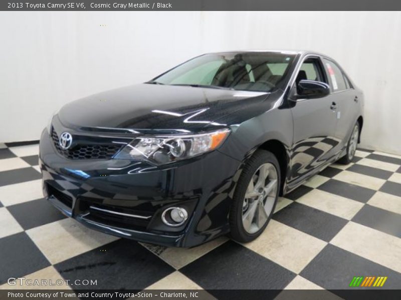 Cosmic Gray Metallic / Black 2013 Toyota Camry SE V6