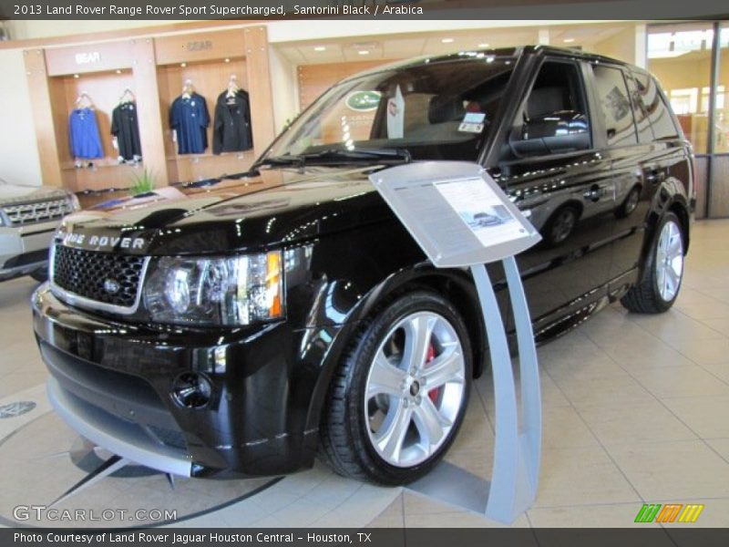 Santorini Black / Arabica 2013 Land Rover Range Rover Sport Supercharged