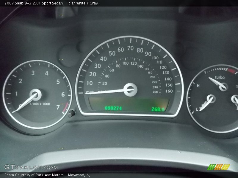  2007 9-3 2.0T Sport Sedan 2.0T Sport Sedan Gauges