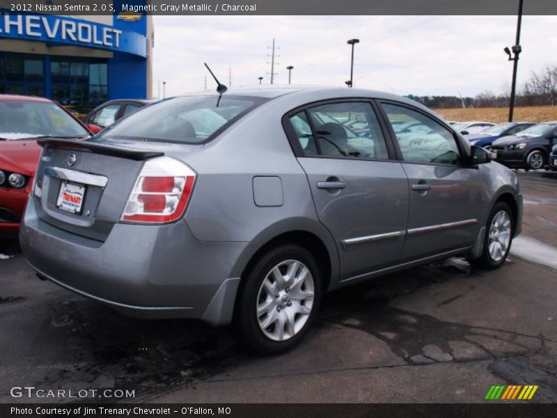 Magnetic Gray Metallic / Charcoal 2012 Nissan Sentra 2.0 S