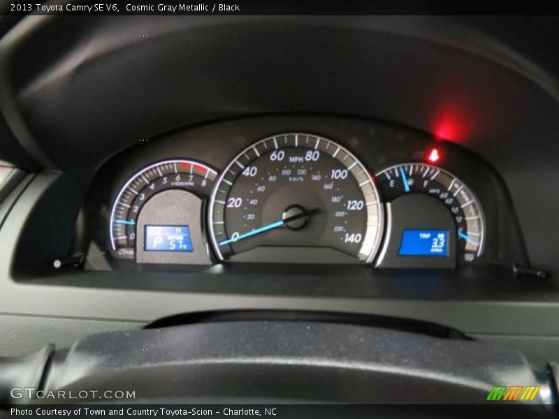 Cosmic Gray Metallic / Black 2013 Toyota Camry SE V6