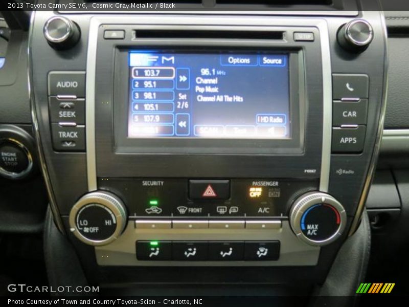 Cosmic Gray Metallic / Black 2013 Toyota Camry SE V6