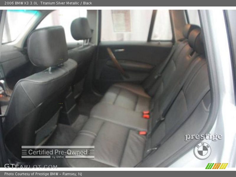 Titanium Silver Metallic / Black 2006 BMW X3 3.0i