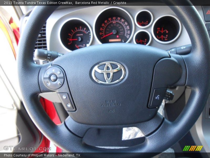 Barcelona Red Metallic / Graphite 2013 Toyota Tundra Texas Edition CrewMax