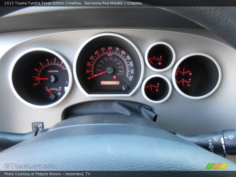 Barcelona Red Metallic / Graphite 2013 Toyota Tundra Texas Edition CrewMax