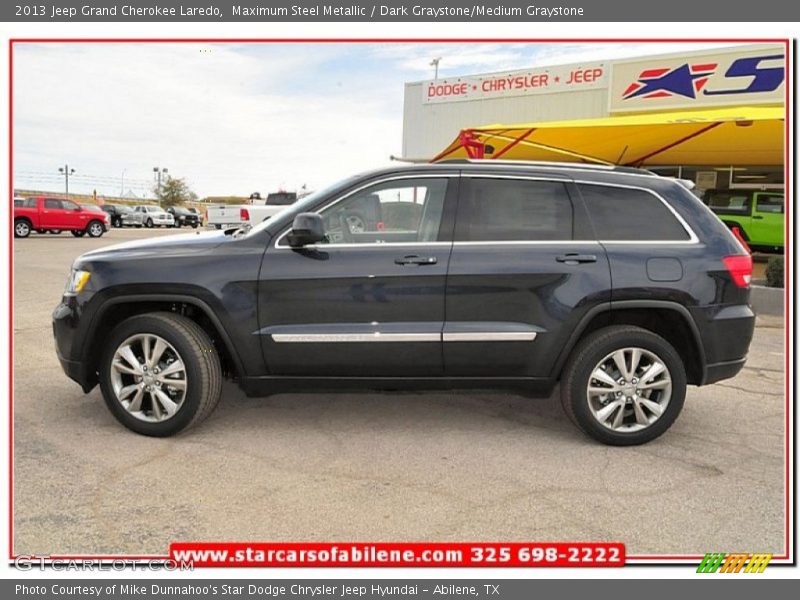 Maximum Steel Metallic / Dark Graystone/Medium Graystone 2013 Jeep Grand Cherokee Laredo