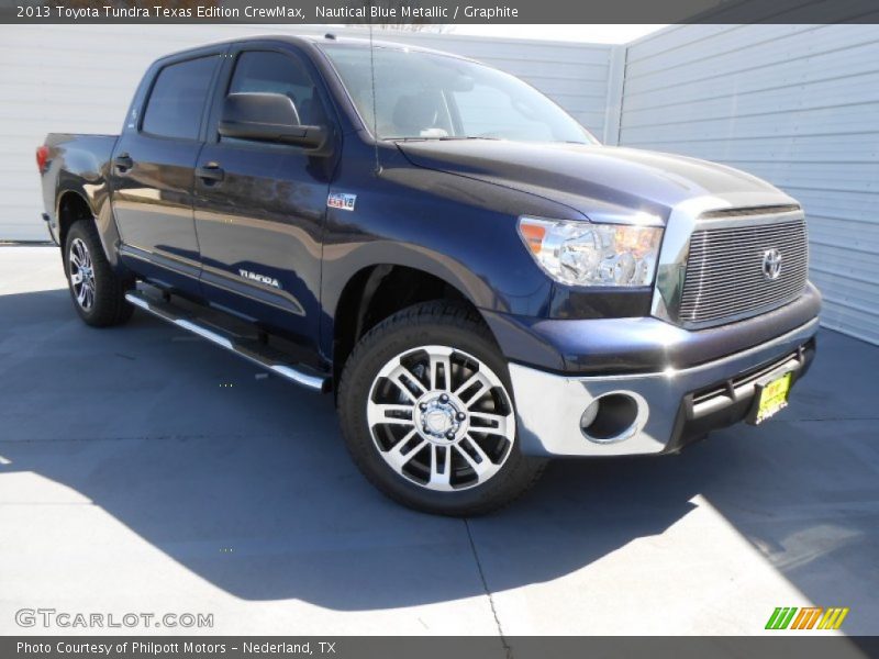 Nautical Blue Metallic / Graphite 2013 Toyota Tundra Texas Edition CrewMax