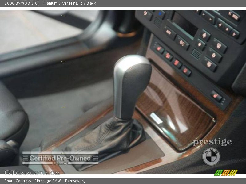 Titanium Silver Metallic / Black 2006 BMW X3 3.0i