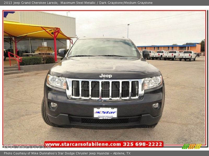 Maximum Steel Metallic / Dark Graystone/Medium Graystone 2013 Jeep Grand Cherokee Laredo