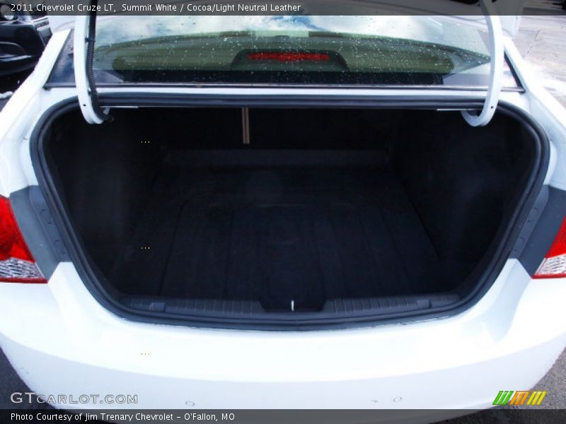 Summit White / Cocoa/Light Neutral Leather 2011 Chevrolet Cruze LT