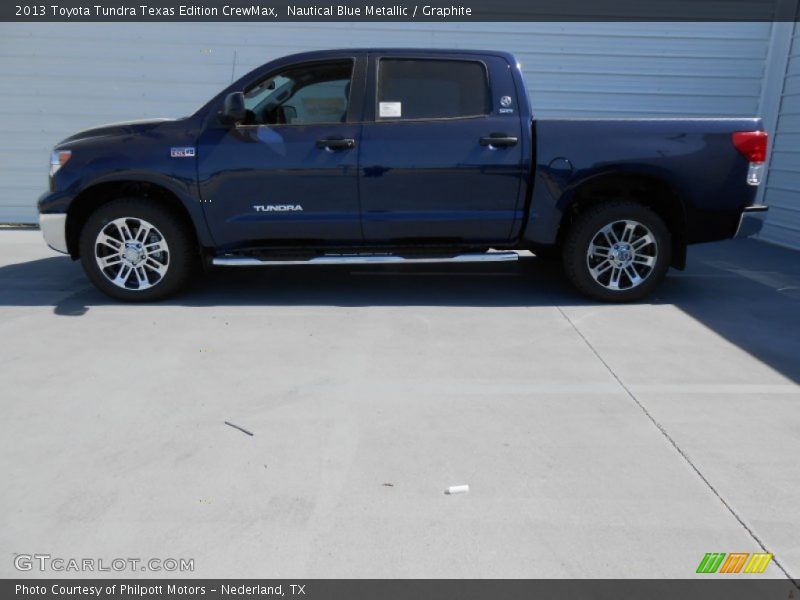 Nautical Blue Metallic / Graphite 2013 Toyota Tundra Texas Edition CrewMax