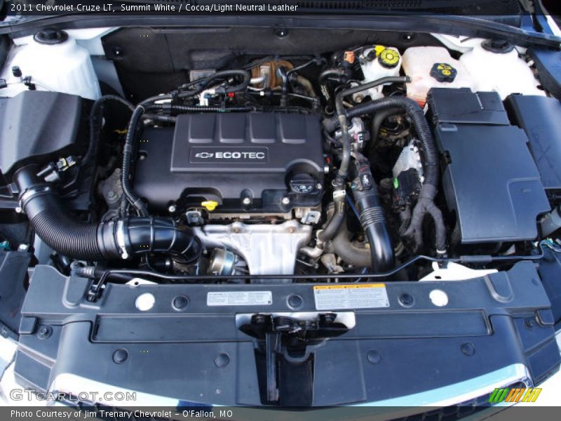 Summit White / Cocoa/Light Neutral Leather 2011 Chevrolet Cruze LT