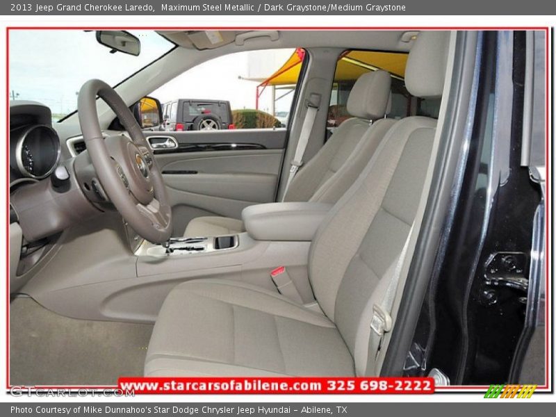 Maximum Steel Metallic / Dark Graystone/Medium Graystone 2013 Jeep Grand Cherokee Laredo