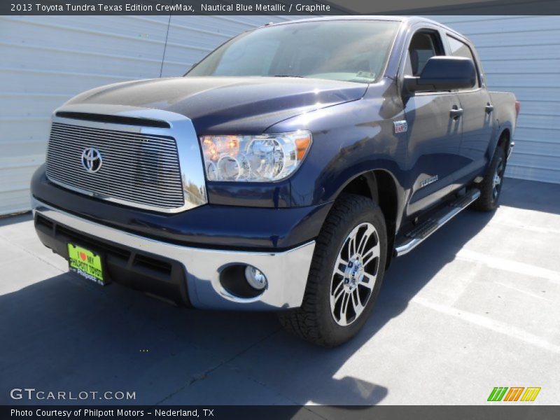 Nautical Blue Metallic / Graphite 2013 Toyota Tundra Texas Edition CrewMax