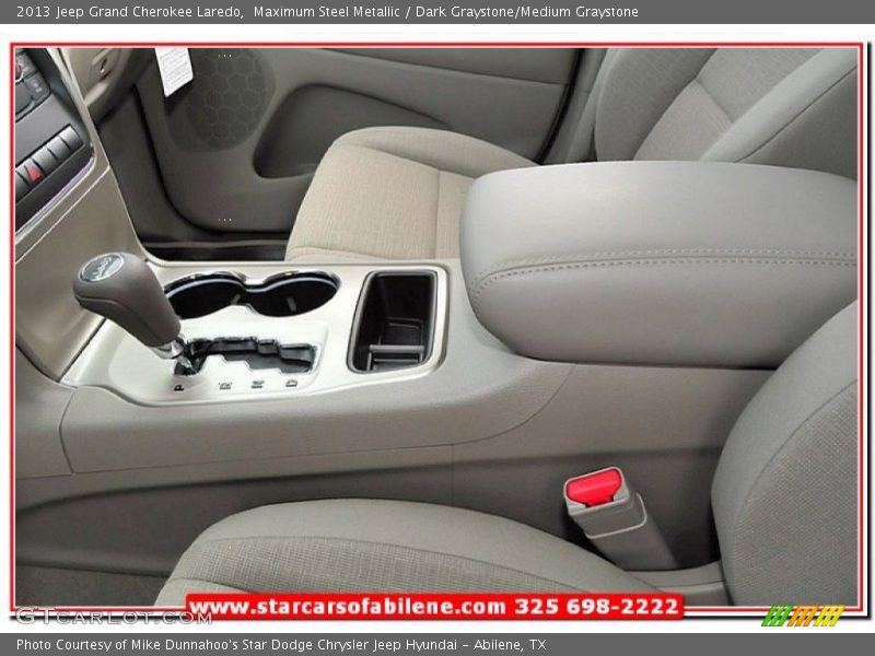 Maximum Steel Metallic / Dark Graystone/Medium Graystone 2013 Jeep Grand Cherokee Laredo