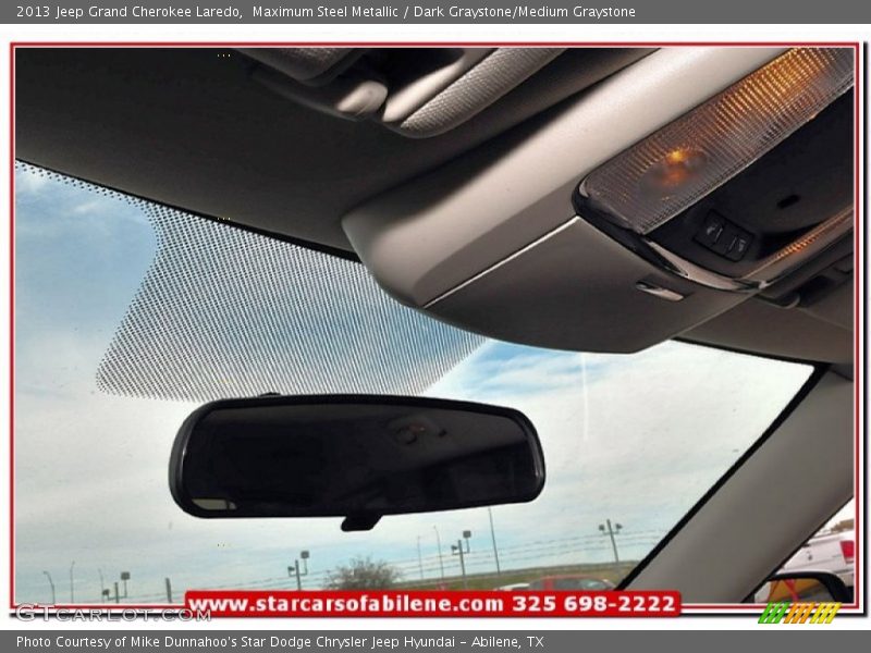 Maximum Steel Metallic / Dark Graystone/Medium Graystone 2013 Jeep Grand Cherokee Laredo