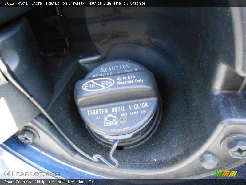 Nautical Blue Metallic / Graphite 2013 Toyota Tundra Texas Edition CrewMax