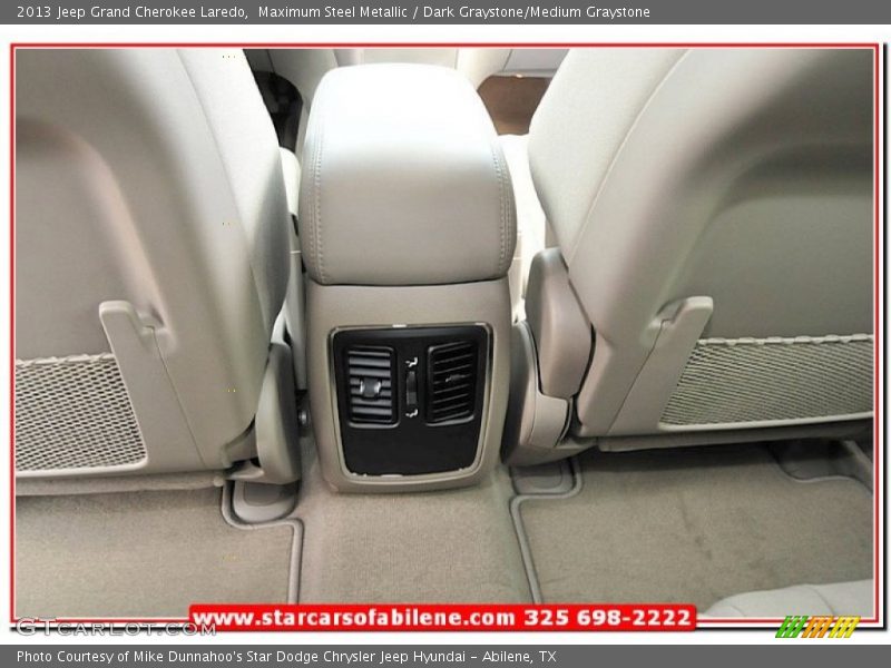 Maximum Steel Metallic / Dark Graystone/Medium Graystone 2013 Jeep Grand Cherokee Laredo
