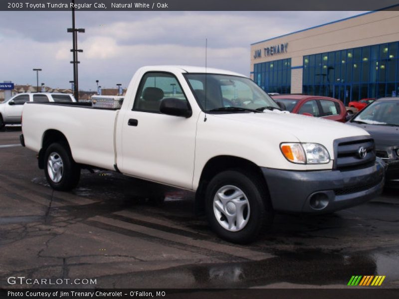 Natural White / Oak 2003 Toyota Tundra Regular Cab