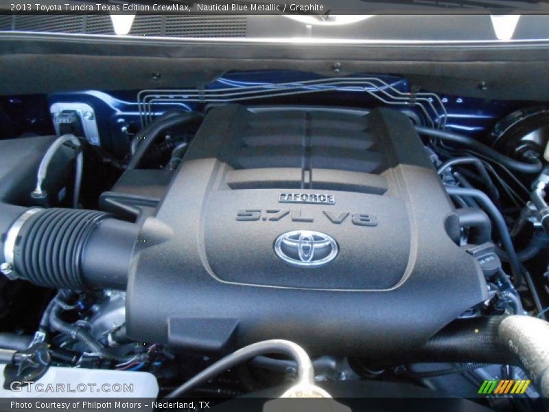 Nautical Blue Metallic / Graphite 2013 Toyota Tundra Texas Edition CrewMax